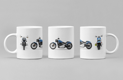 Personalised Harley Davidson Breakout 2024 Motorcycle Coffee Mug - Colour Choice