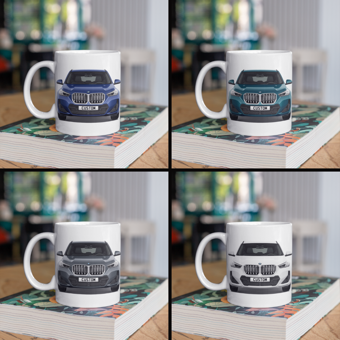 Personalised BMW X1 M Sport Coffee Mug Gift - Choose Colour - FAST POST