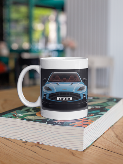 Personalised Aston Martin DBX 707 Coffee Mug Gift Choose Colour - FAST POST