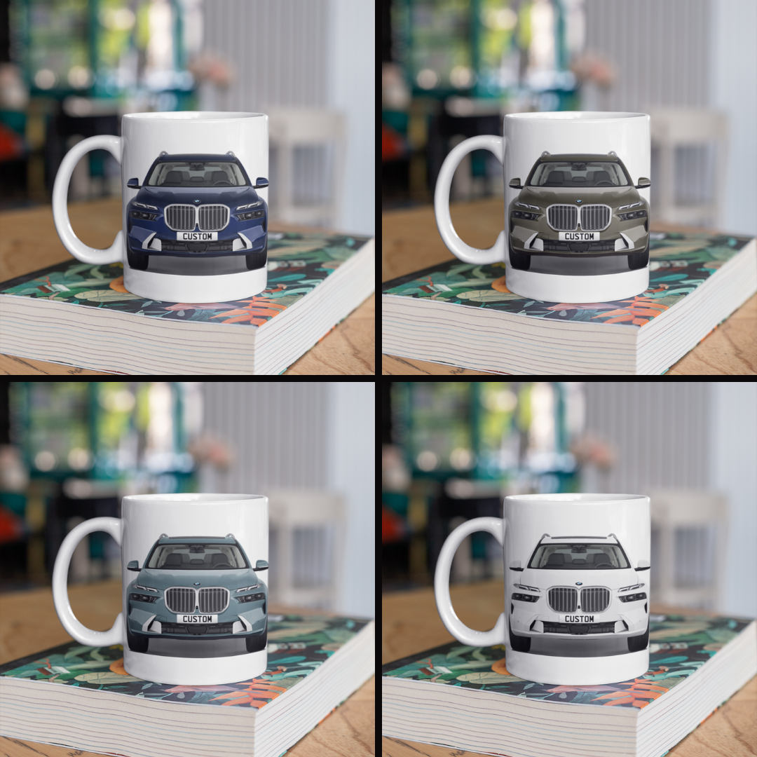 Personalised BMW X7 Excellence Coffee Mug Gift - Choose Colour - FAST POST