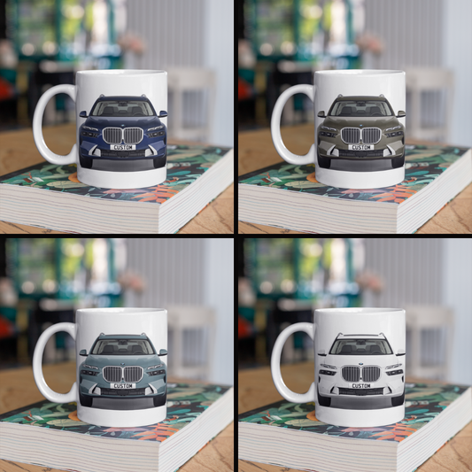 Personalised BMW X7 Excellence Coffee Mug Gift - Choose Colour - FAST POST