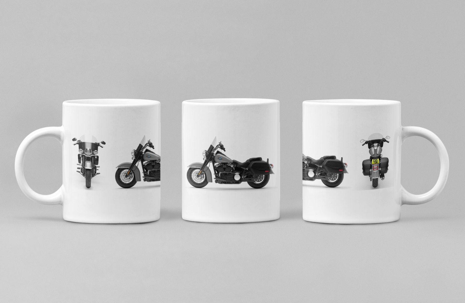 Personalised Harley Davidson Heritage Classic 2025 Motorcycle Mug Colour Choice