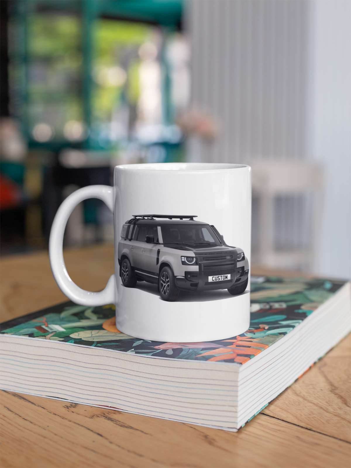 Personalised Land Rover Defender 130 X Coffee Mug Gift Colour Choice FAST POST