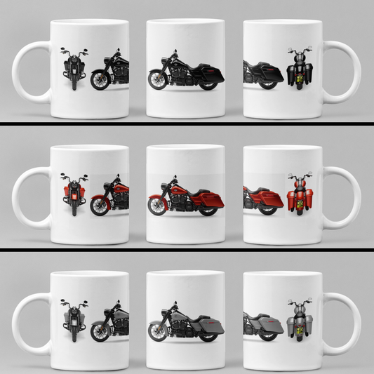 Personalised Harley Davidson Motorcycle Road King Special 2025 Mug Colour Choice