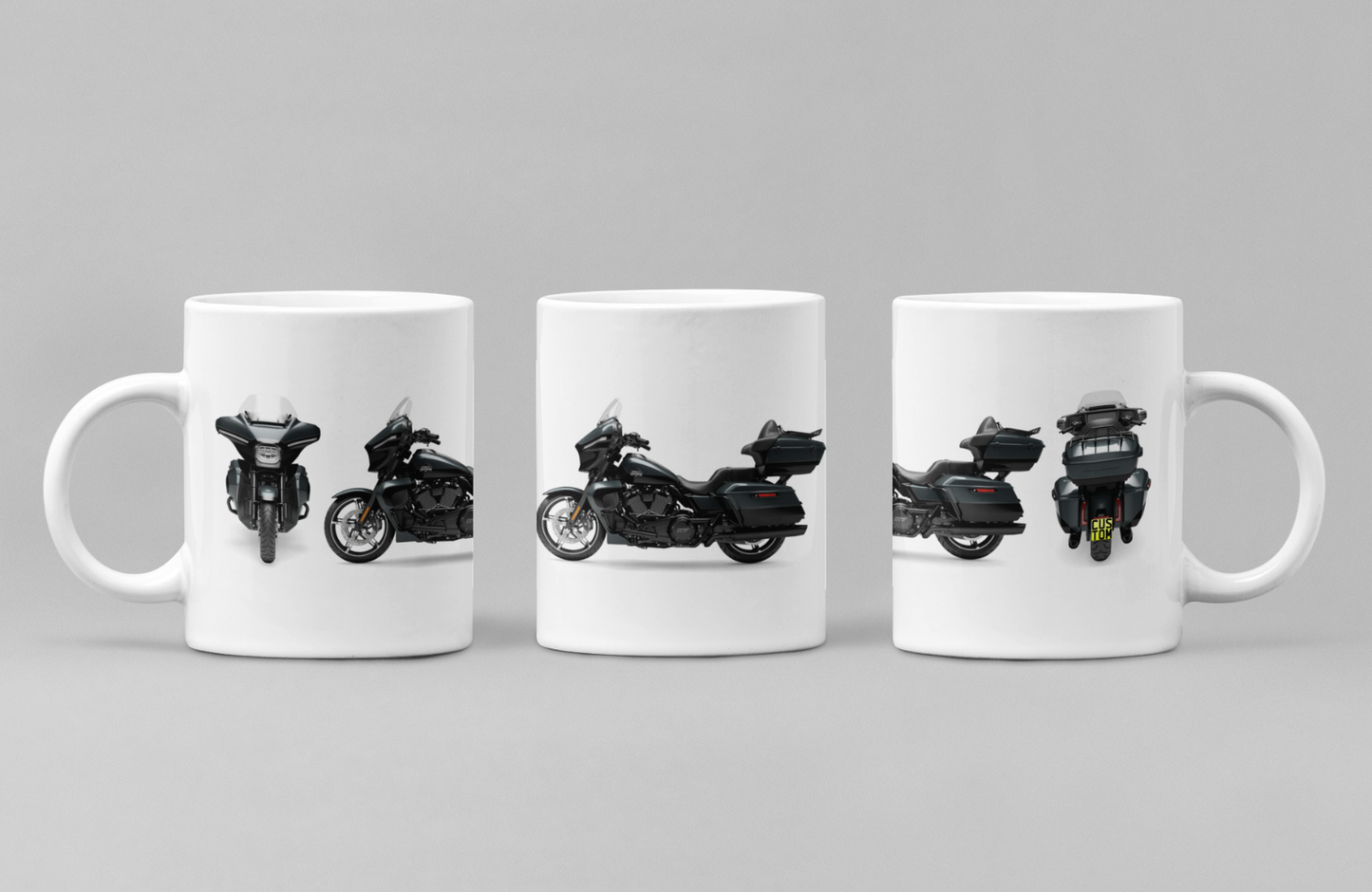 Personalised Harley Davidson Motorcycle Street Glide Ultra Mug Colour Choice