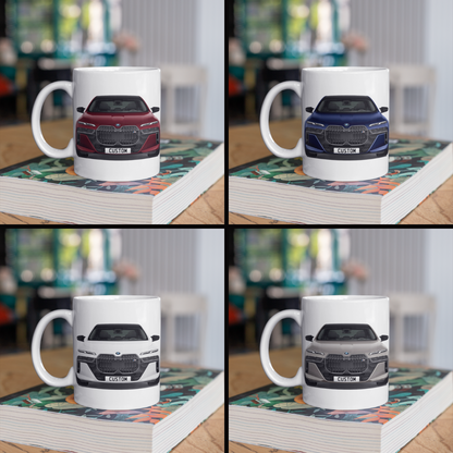 Personalised BMW 7 Series M Model Coffee Mug Gift - Choose Colour - FAST POST