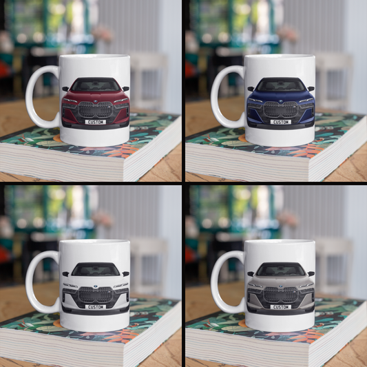 Personalised BMW 7 Series M Model Coffee Mug Gift - Choose Colour - FAST POST