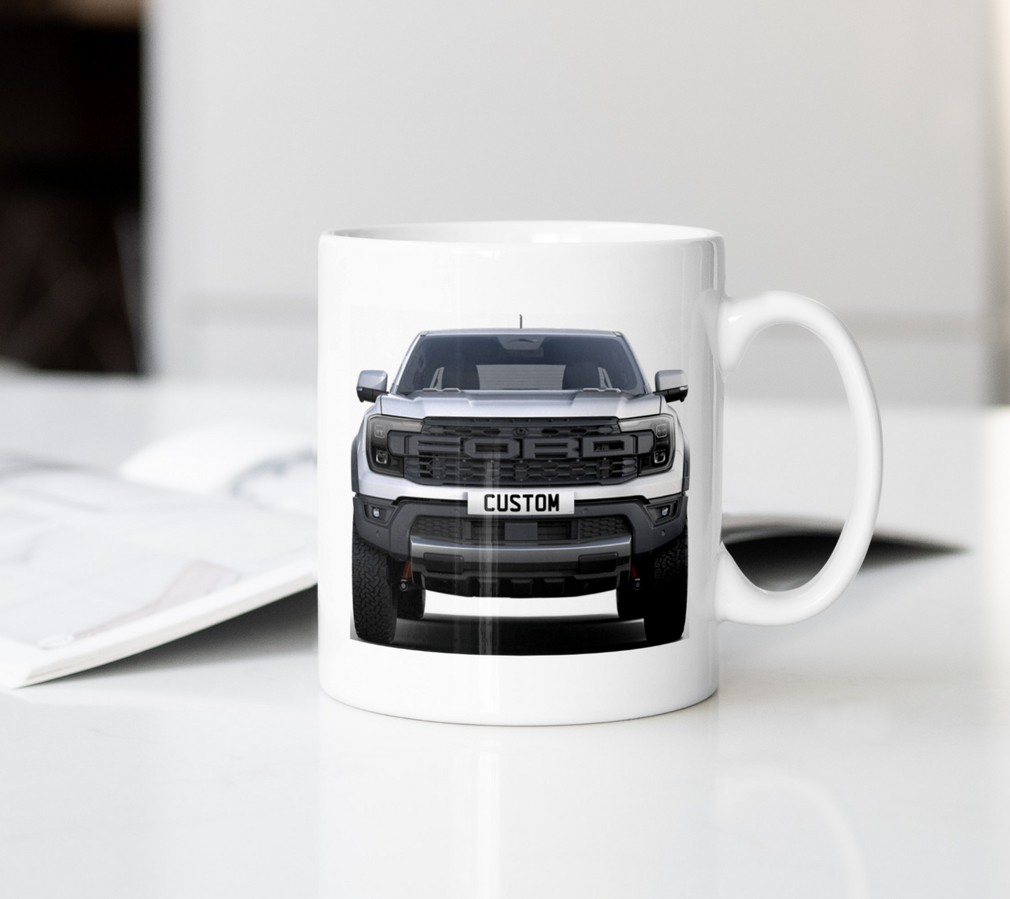 Personalised Ford Ranger Raptor Coffee Mug Gift - Choose Colour - FAST POST