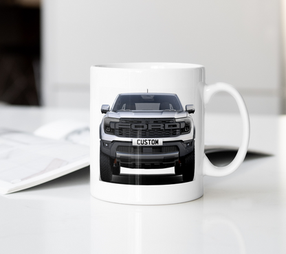 Personalised Ford Ranger Raptor Coffee Mug Gift - Choose Colour - FAST POST