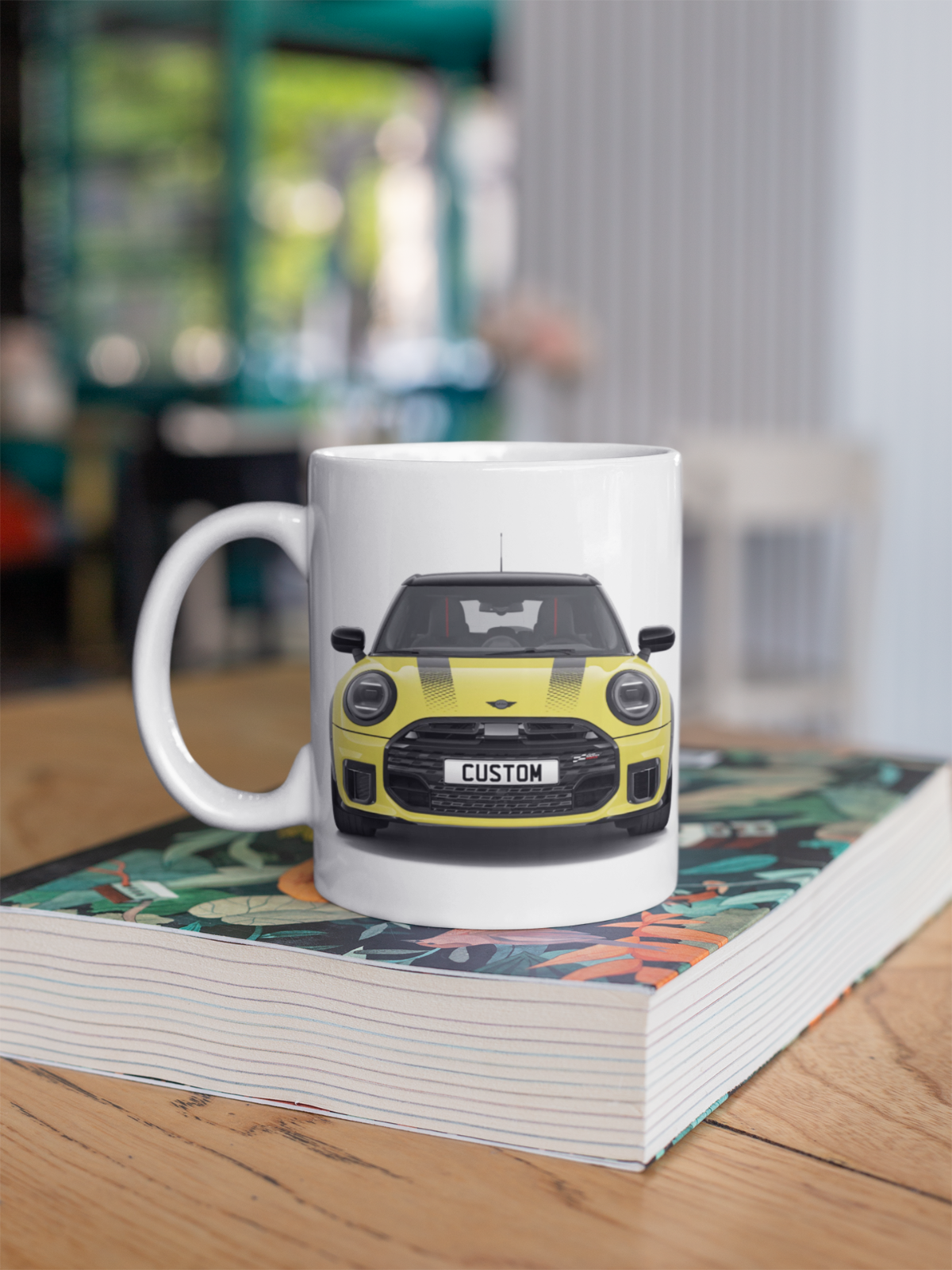 Personalised Mini Cooper S 5 Door Sport Coffee Mug Gift - Choose Colour