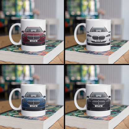 Personalised BMW 2 Series Luxury Coffee Mug Gift - Choose Colour - FAST POST