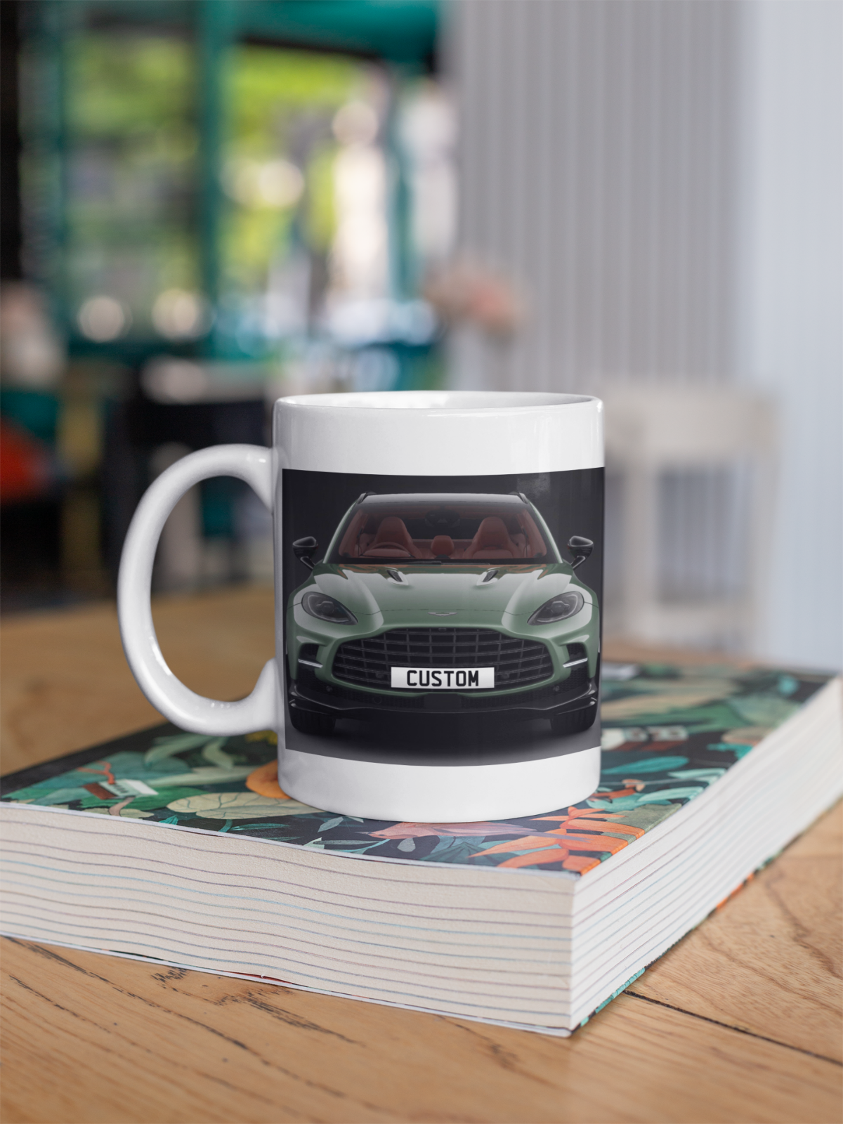 Personalised Aston Martin DBX 707 Coffee Mug Gift Choose Colour - FAST POST