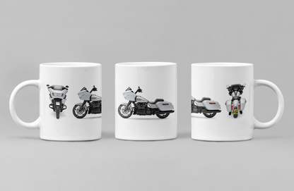 Personalised Harley Davidson CVO Road Glide 2024 Motorcycle Mug - Colour Choice