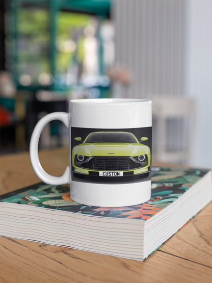 Personalised Aston Martin Valour Coffee Mug Gift Choose Colour - FAST POST