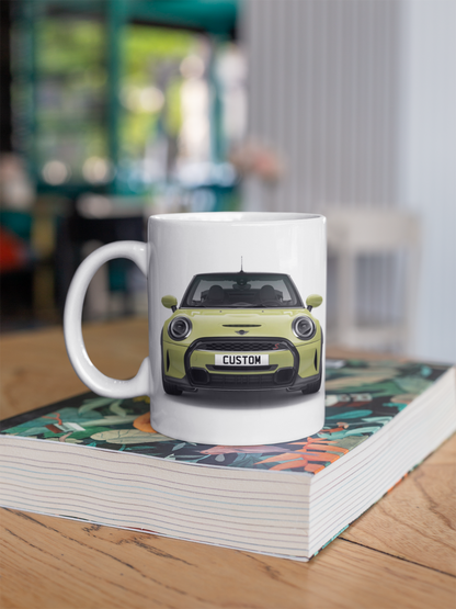Personalised Mini Convertible Cooper S Classic Mug Gift - Choose Colour
