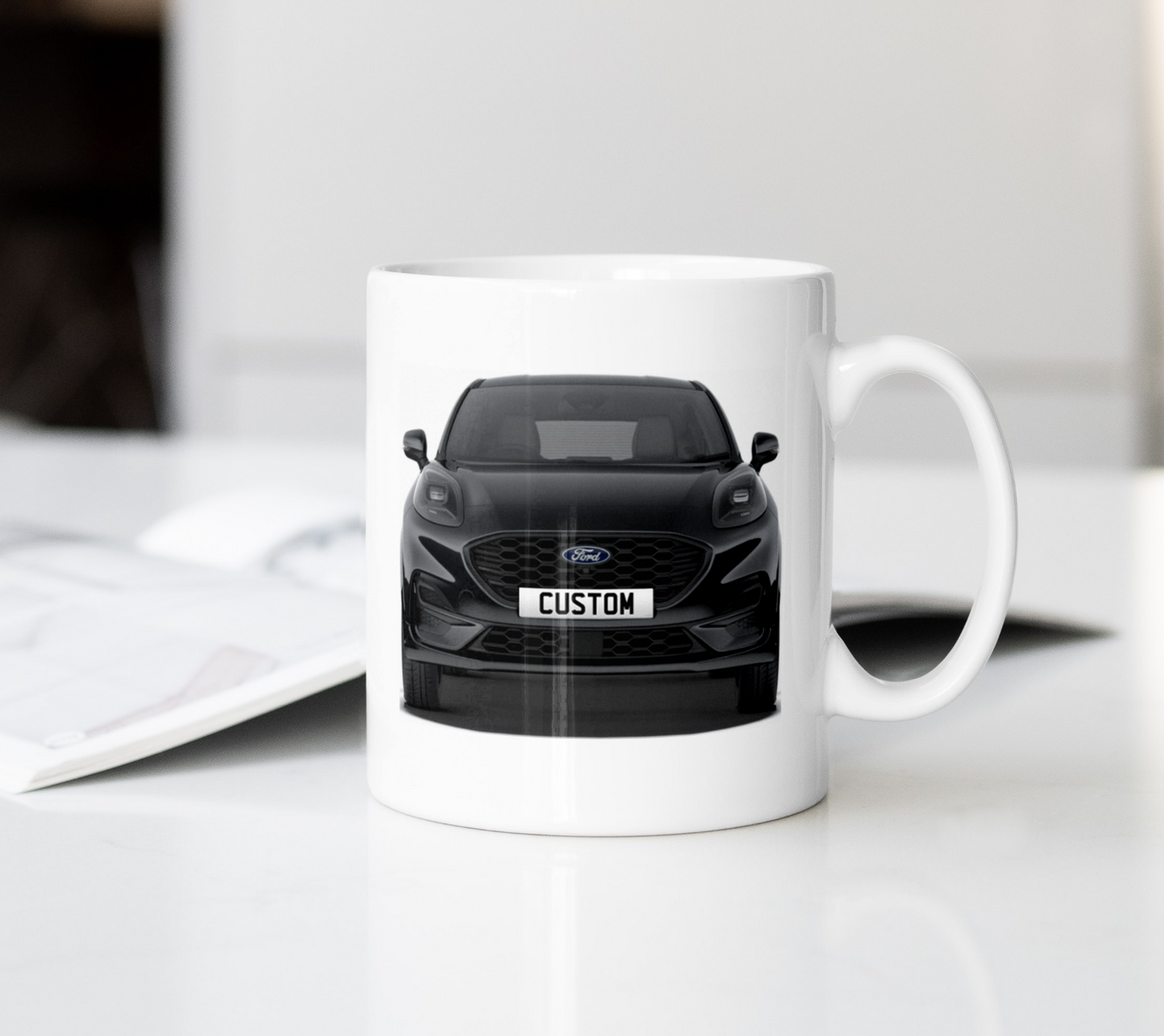Personalised Ford Puma ST-Line Coffee Mug Gift - Choose Colour - FAST POST