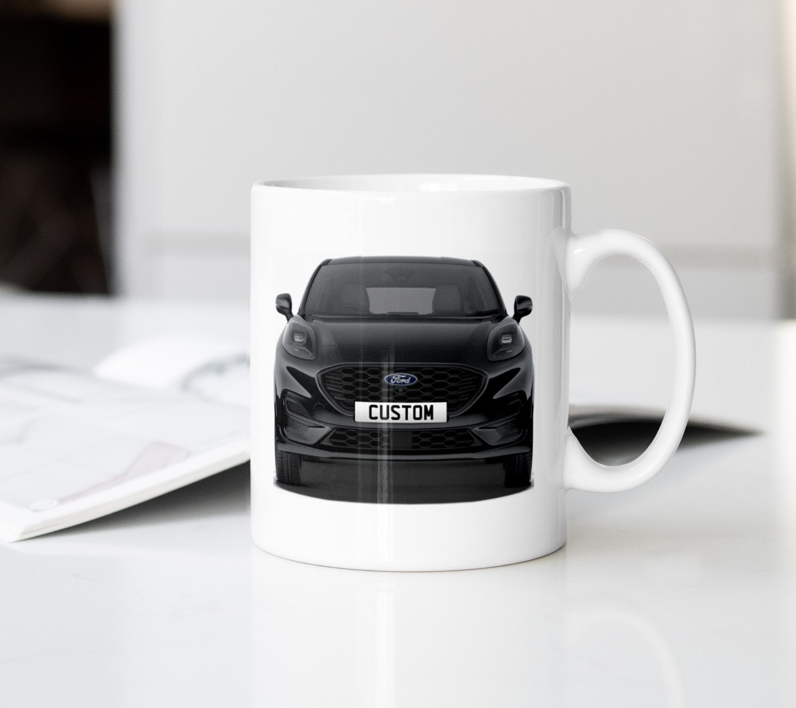 Personalised Ford Puma ST-Line Coffee Mug Gift - Choose Colour - FAST POST