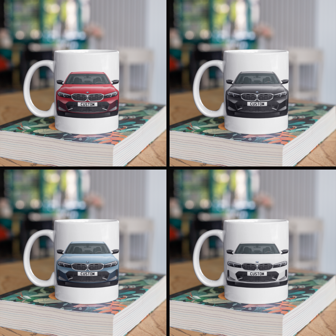 Personalised BMW 3 Series M Model Coffee Mug Gift - Choose Colour - FAST POST