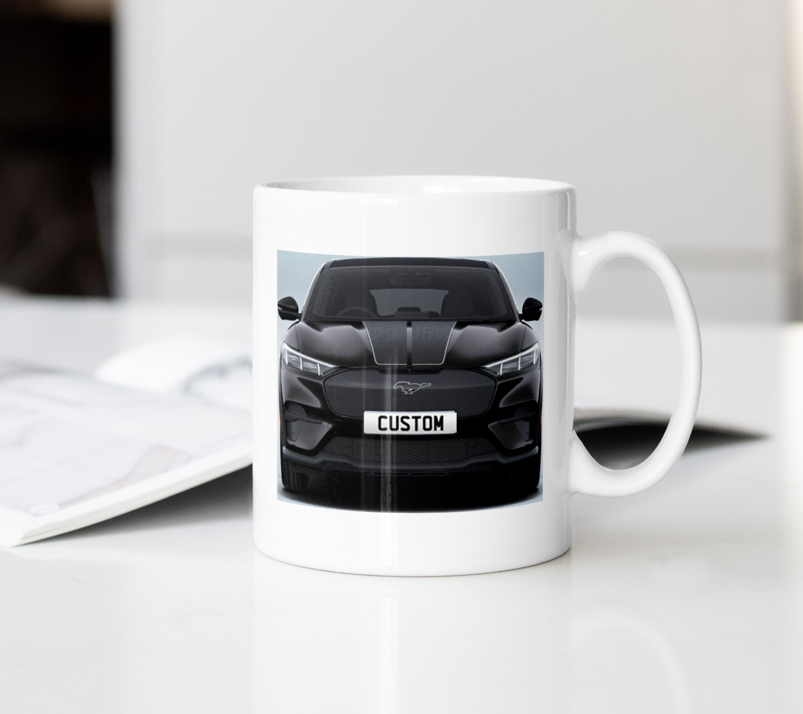 Personalised Ford Mustang Mach-E Rally Pack Mug Gift - Choose Colour - FAST POST