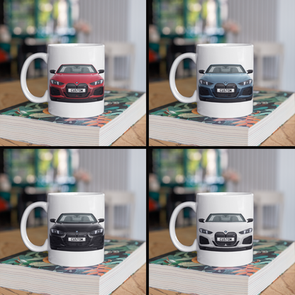 Personalised BMW 4 Series Convertible M Model Mug Gift - Choose Colour