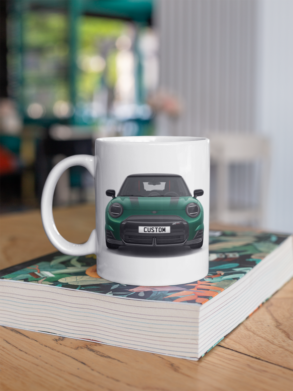 Personalised Mini All Electric Mini Cooper SE Sport Mug Gift - Choose Colour