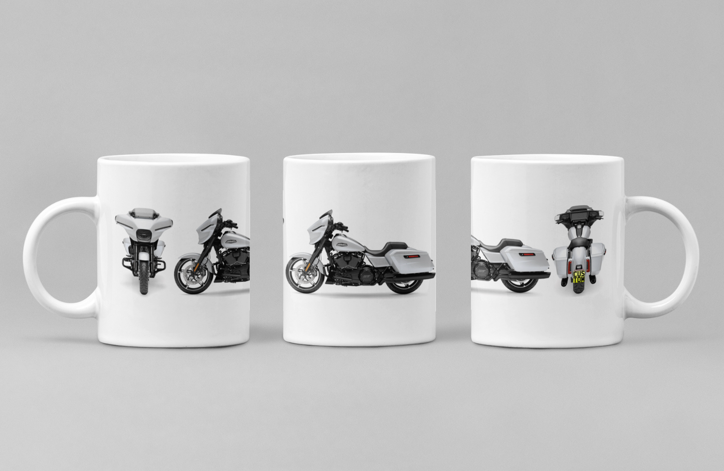 Personalised Harley Davidson Motorcycle Street Glide 2025 Mug Colour Choice