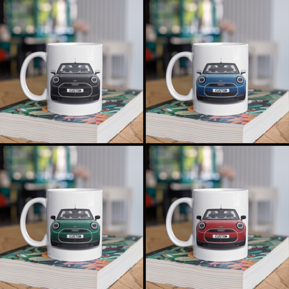 Personalised Mini Cooper Convertible S Exclusive Coffee Mug Gift - Choose Colour