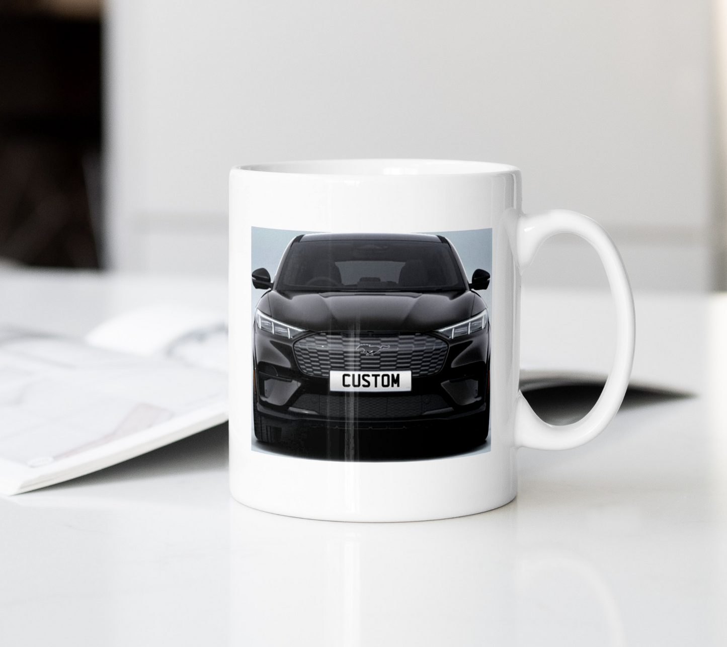 Personalised Ford Mustang Mach-E GT Coffee Mug Gift - Choose Colour - FAST POST