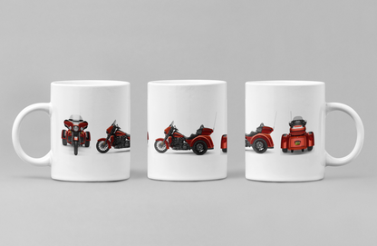 Personalised Harley Davidson Motorcycle Tri Glide Ultra 2025 Mug Colour Choice