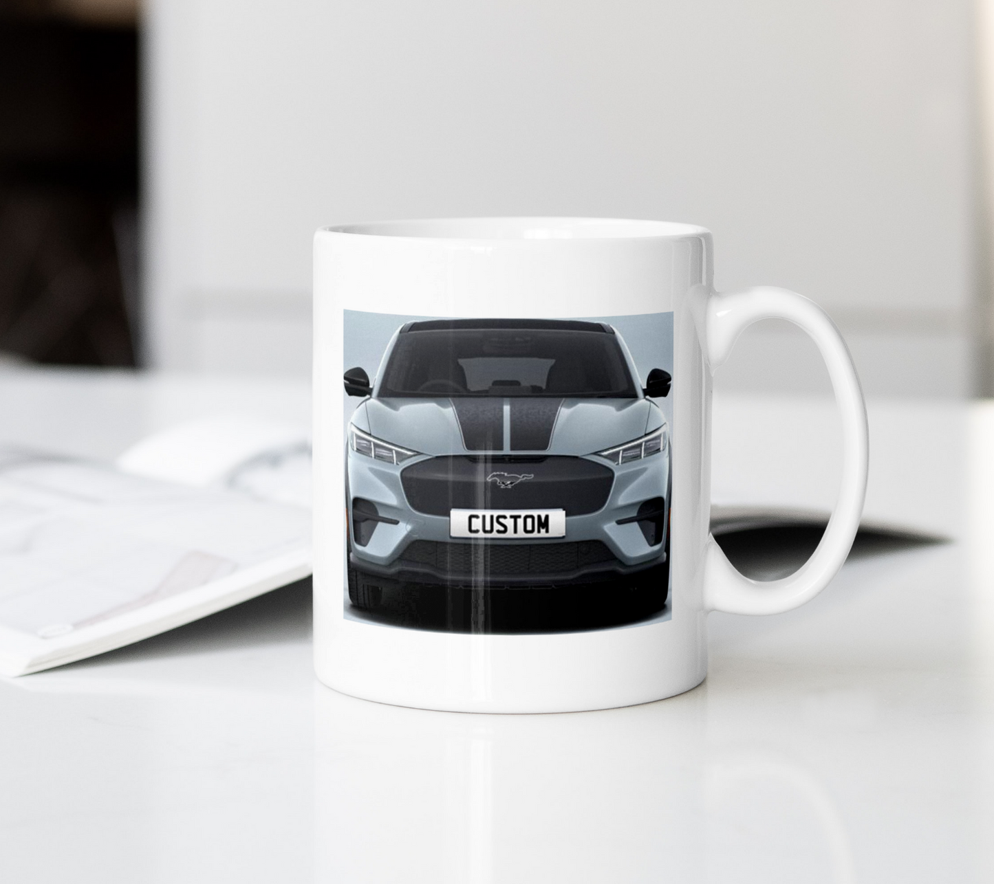 Personalised Ford Mustang Mach-E Rally Pack Mug Gift - Choose Colour - FAST POST