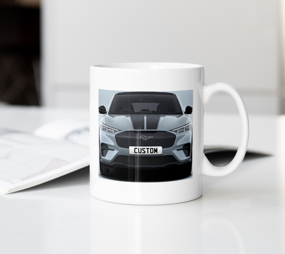 Personalised Ford Mustang Mach-E Rally Pack Mug Gift - Choose Colour - FAST POST