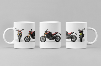 Personalised Ducati Monster Motorcycle Coffee Mug - Choose Model & Colour