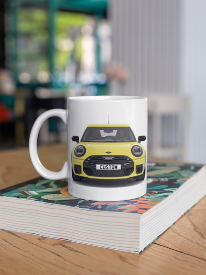 Personalised Mini Cooper S 5 Door Sport Coffee Mug Gift - Choose Colour