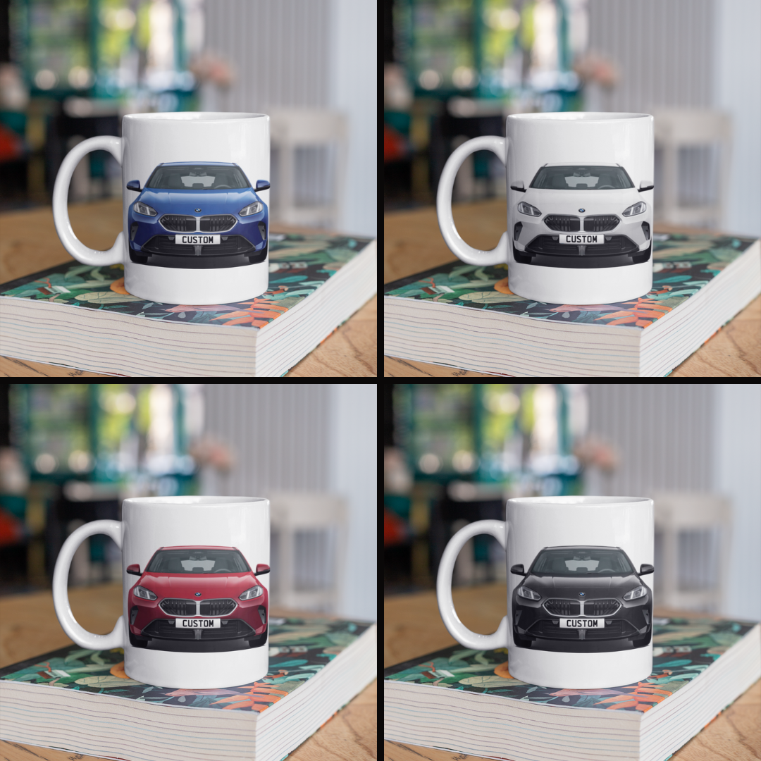 Personalised BMW 1 Series M Sport Coffee Mug Gift - Choose Colour - FAST POST