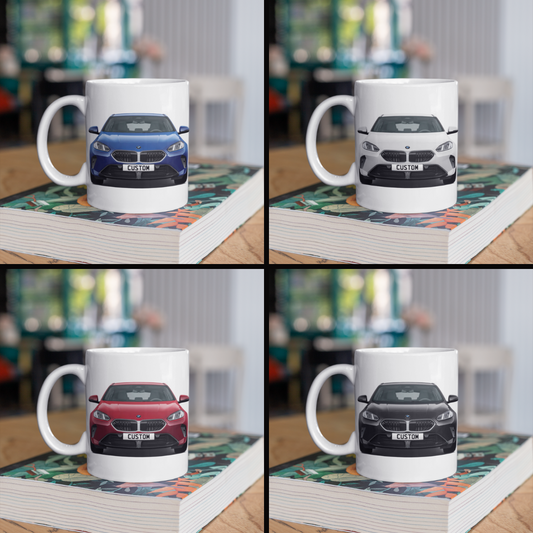 Personalised BMW 1 Series M Sport Coffee Mug Gift - Choose Colour - FAST POST