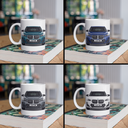 Personalised BMW X1 M Model Coffee Mug Gift - Choose Colour - FAST POST