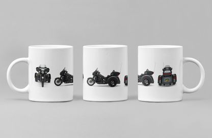 Personalised Harley Davidson Motorcycle Tri Glide Ultra 2025 Mug Colour Choice