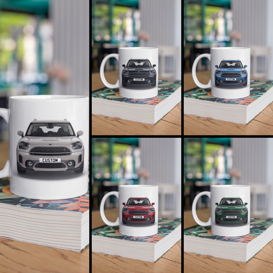 Personalised Mini Countryman Cooper S Classic Mug Gift - Choose Colour FAST POST