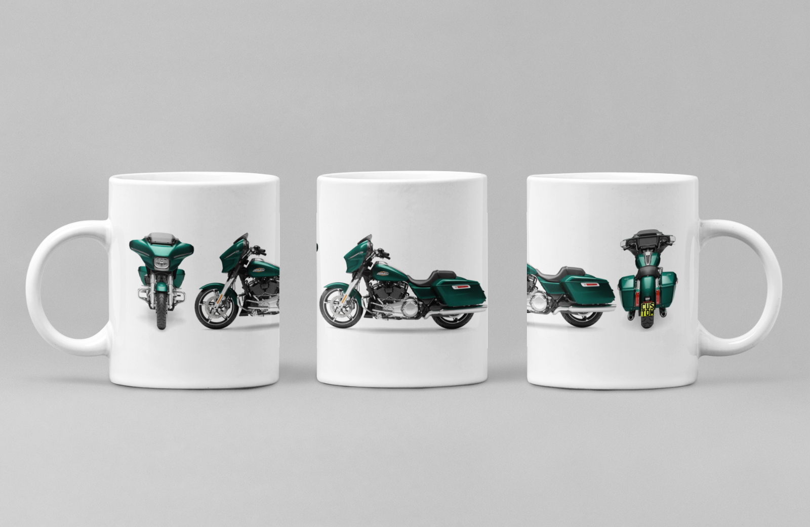 Personalised Harley Davidson Motorcycle Street Glide 2024 Mug Colour Choice