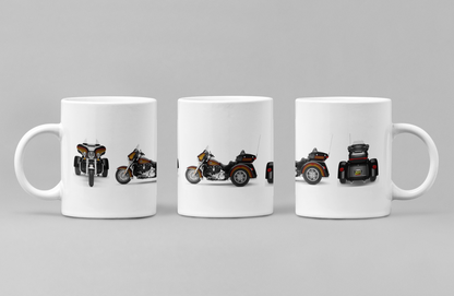 Personalised Harley Davidson Motorcycle Tri Glide Ultra 2024 Mug Colour Choice