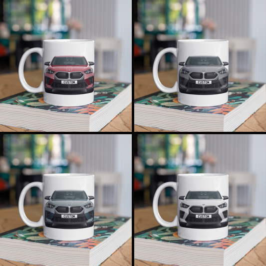 Personalised BMW X2 M Model Coffee Mug Gift - Choose Colour - FAST POST