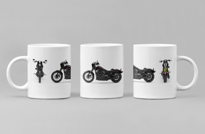 Personalised Harley Davidson Low Rider 2025 Motorcycle Mug Colour Choice