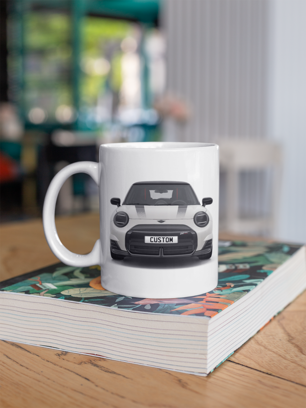 Personalised Mini All Electric Mini Cooper SE Sport Mug Gift - Choose Colour