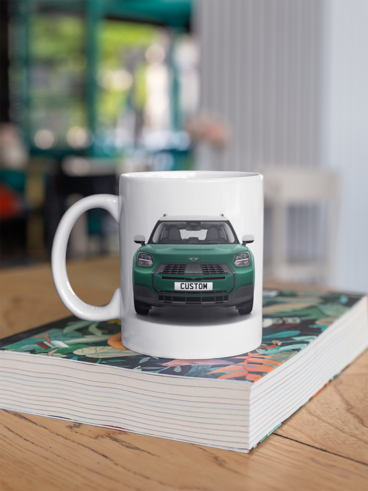 Personalised Mini Countryman C Classic Coffee Mug Gift - Choose Colour