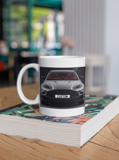 Personalised Aston Martin DBX 707 Coffee Mug Gift Choose Colour - FAST POST