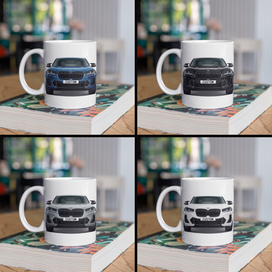 Personalised BMW X4 M Model Coffee Mug Gift - Choose Colour - FAST POST