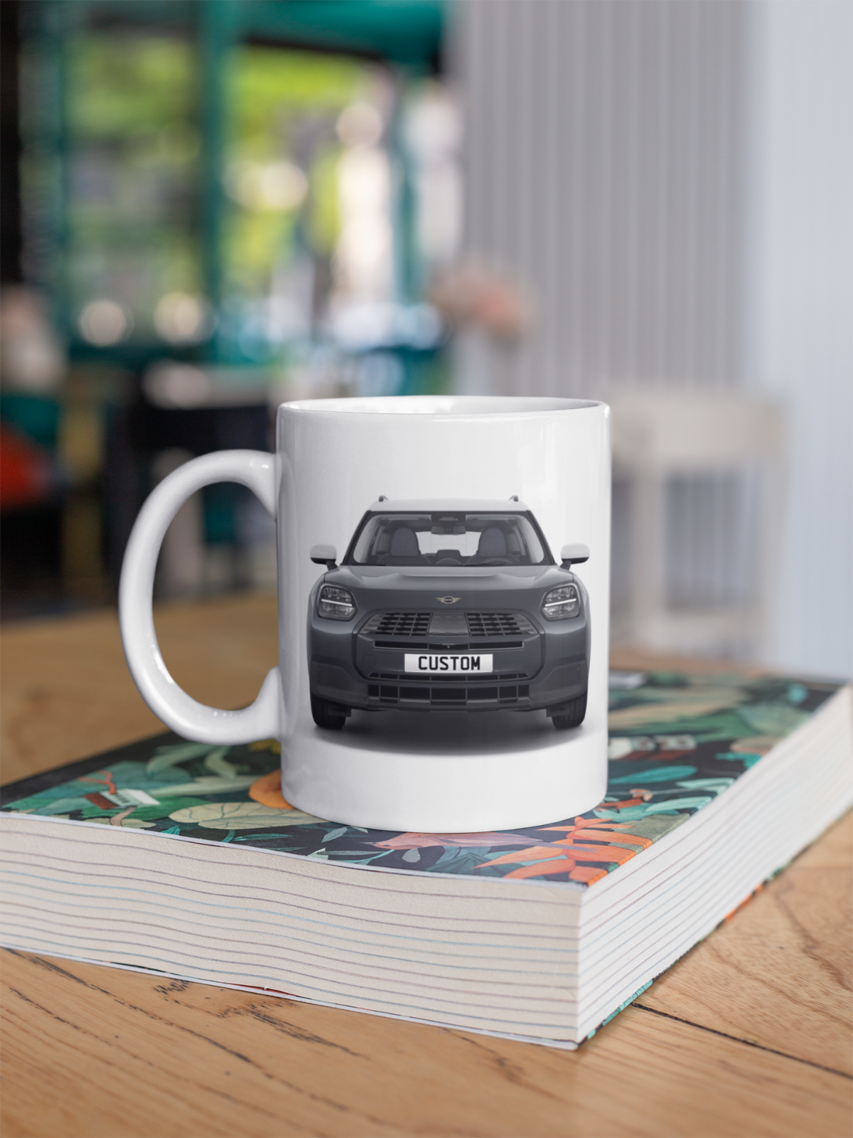 Personalised Mini Countryman C Classic Coffee Mug Gift - Choose Colour
