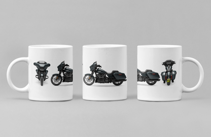 Personalised Harley Davidson Motorcycle Street Glide 2025 Mug Colour Choice
