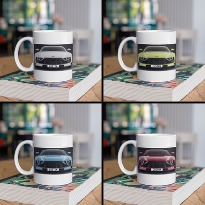 Personalised Aston Martin Valour Coffee Mug Gift Choose Colour - FAST POST