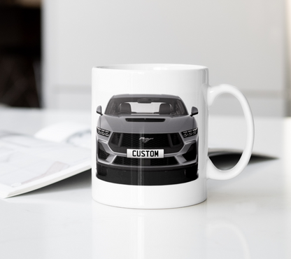 Personalised Ford Mustang GT Coffee Mug Gift - Choose Colour - FAST POST